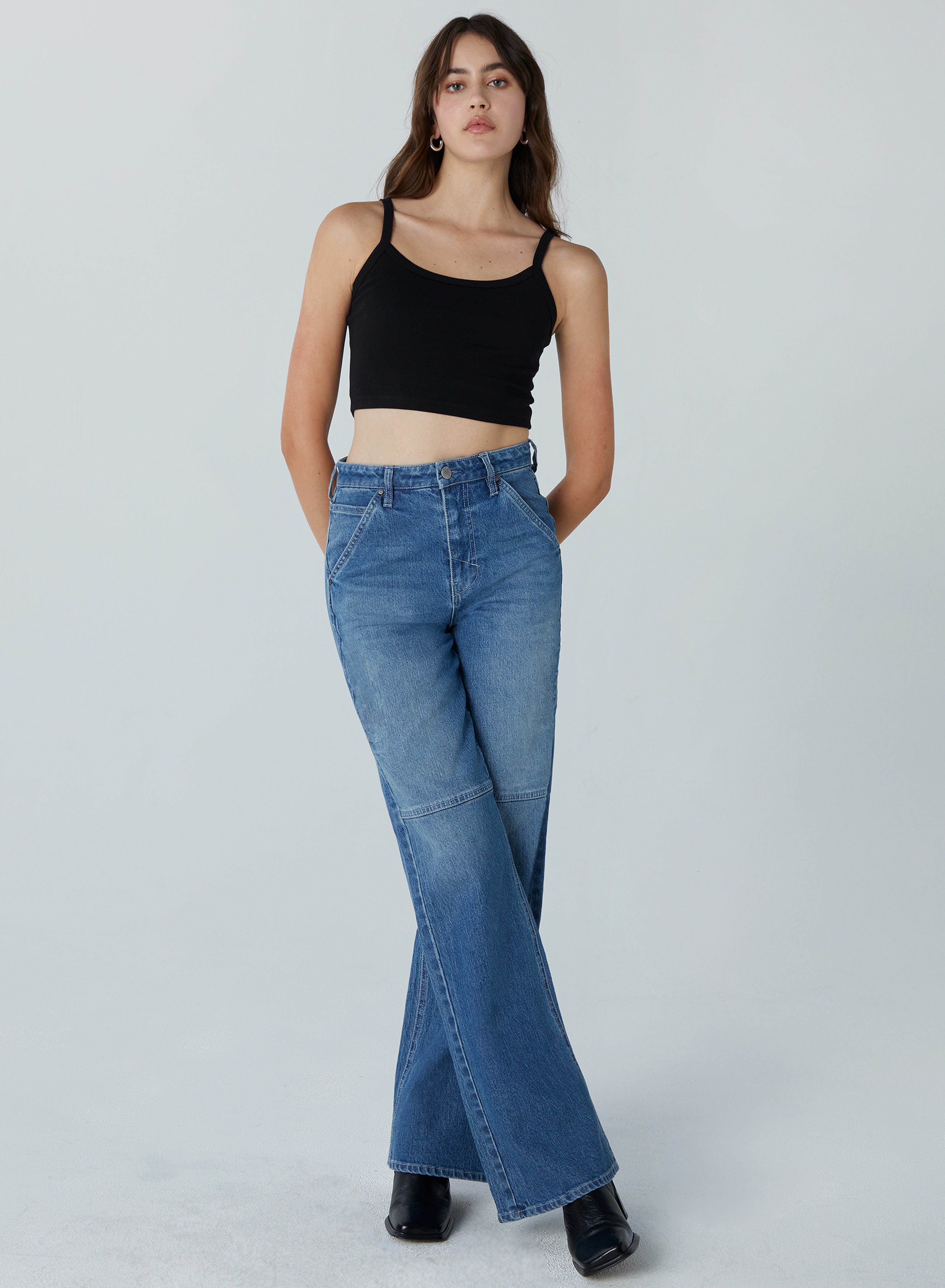 Flared & Cropped Jeans Style 231919
