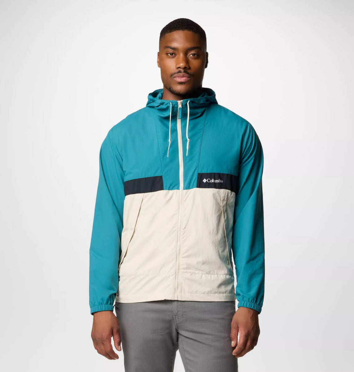 WM7321 Men's Spire Valley Hooded Windbreaker – kc clothing