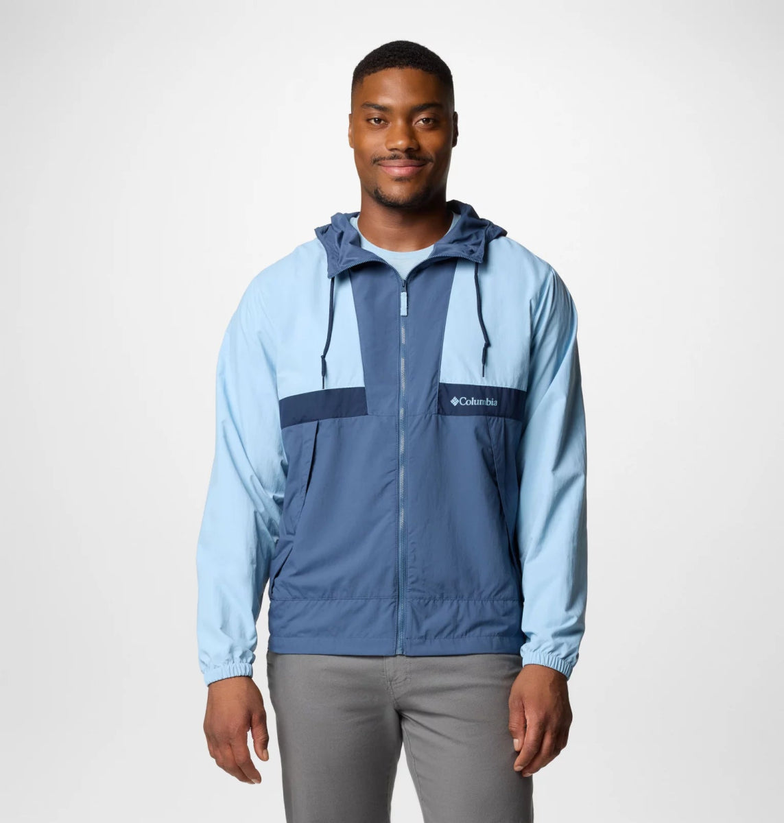 WM7321 Men's Spire Valley Hooded Windbreaker – kc clothing