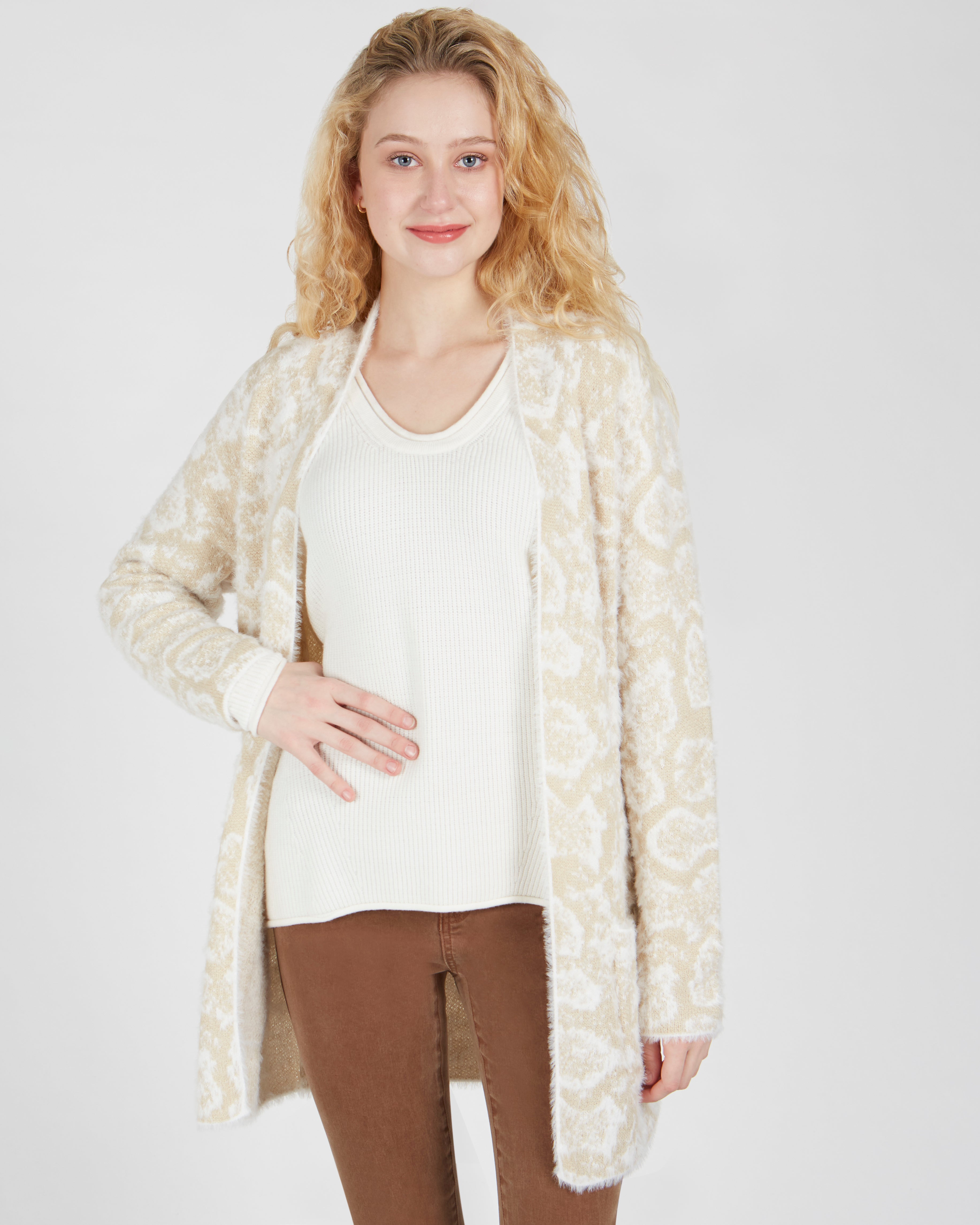 Cream lace cardigan clearance women's