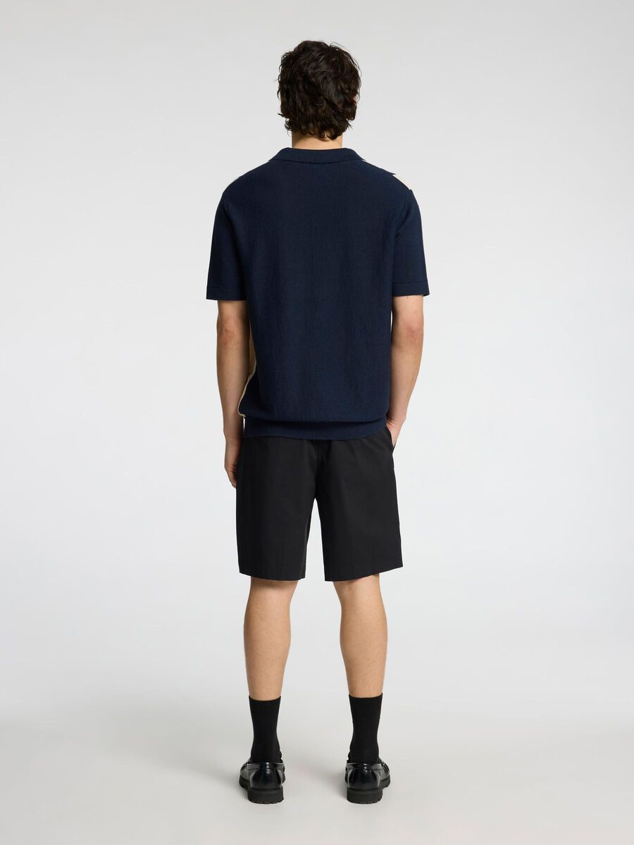 SEL16096197 Mattis Linen Blend Polo