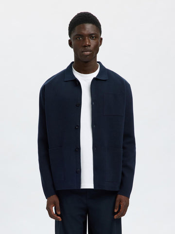 SEL16096549 Mike Light Relaxed L/S Polo Cardigan