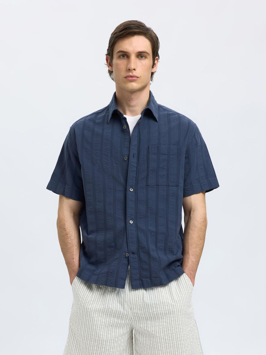 SEL16097697 Silas Seersucker Shirt