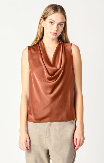 BT2423715 Drape Neck Blouse