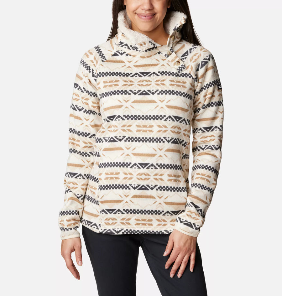 AL4821 Sweater Weather Sherpa Hybrid Pullover