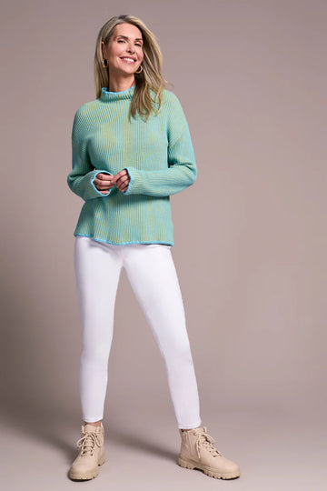 TR2255o L/S Funnel Neck Sweater