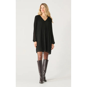 BT2422511 L/S Pleated A-Line Dress