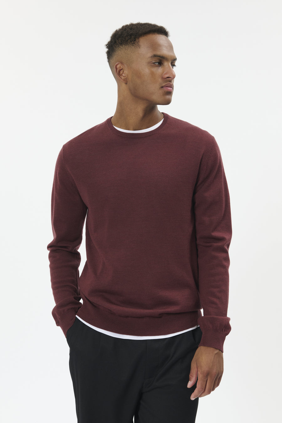 MT30200611 Margrate Merino Crew Sweater