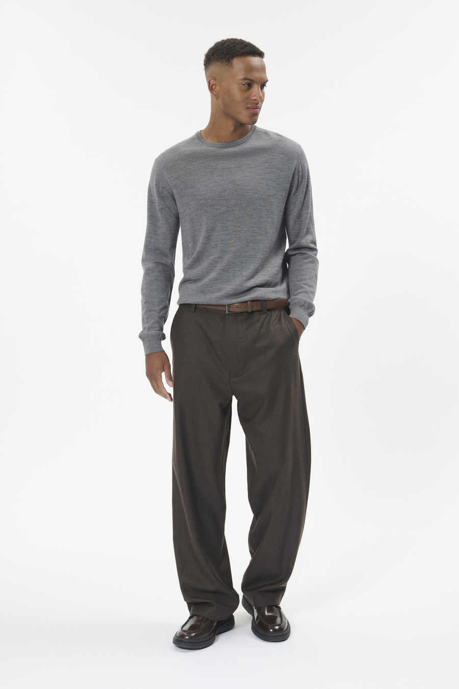 MT30200611 Margrate Merino Crew Sweater