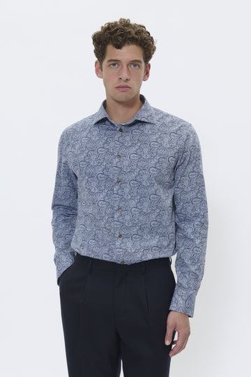 MT30208531 Marc N Dark Paisley Print