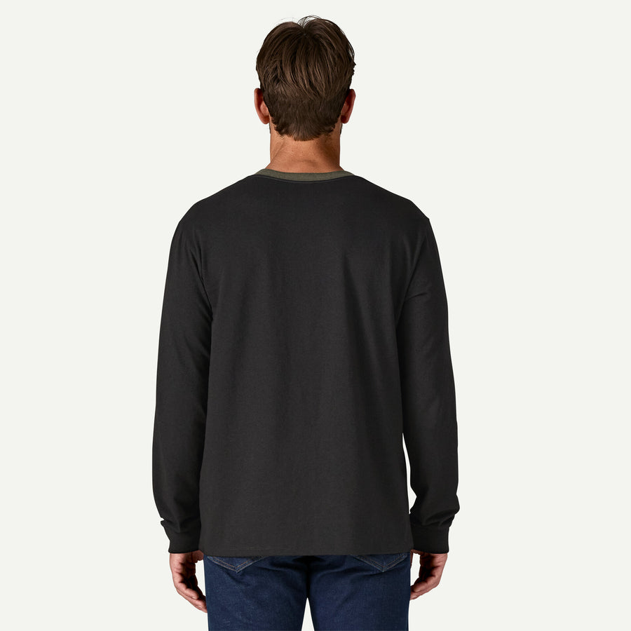 PAT37836 Men's L/S Shop Sticker Responsibili Tee