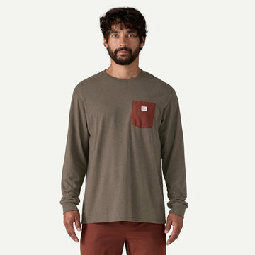 PAT37836 Men's L/S Shop Sticker Responsibili Tee