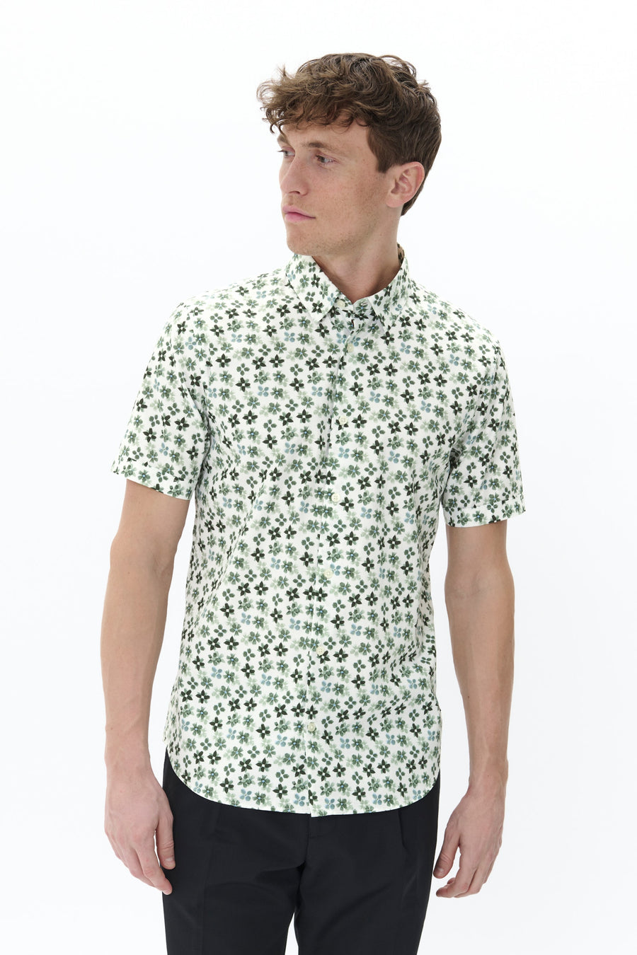 MT30208046 Trostol BU S/S Painted Floral Pattern