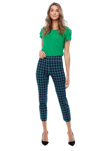 UP67767 Crop Latice 25 In Pant