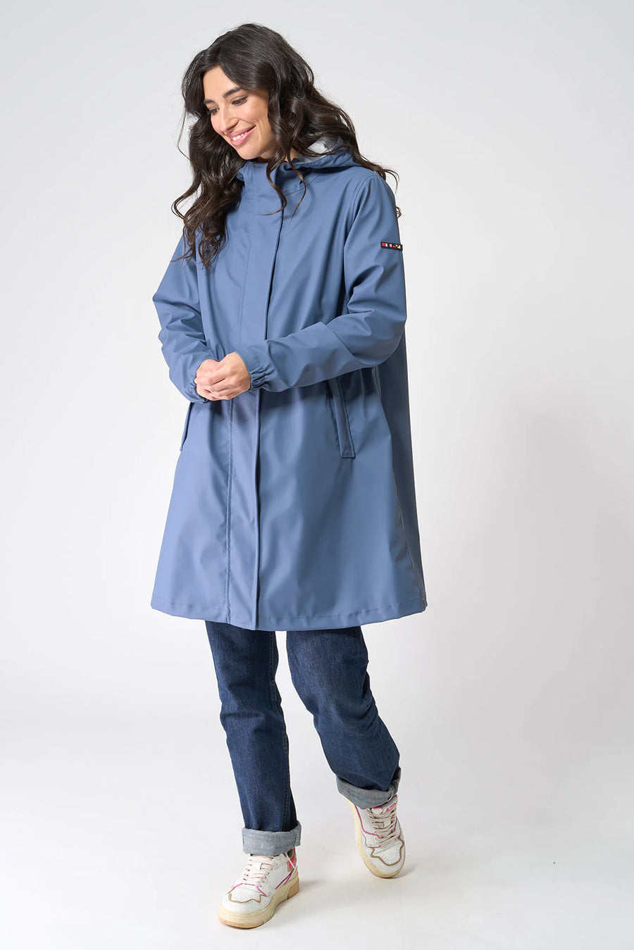 BAT3221 Light PU Raincoat Without Lining W/Sealed Seams