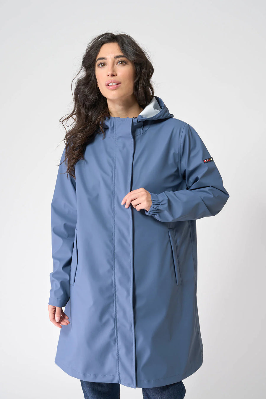 BAT3221 Light PU Raincoat Without Lining W/Sealed Seams