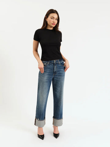 DZ00016366 East Side High Rise Loose Jean