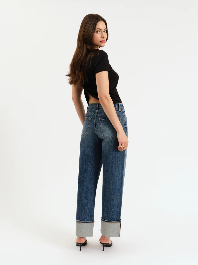 DZ00016366 East Side High Rise Loose Jean
