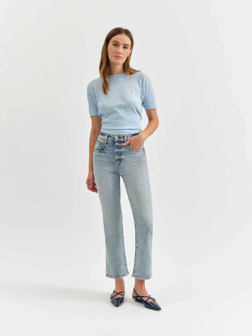 DZ00017170 Shy Girl High Rise Crop Flare