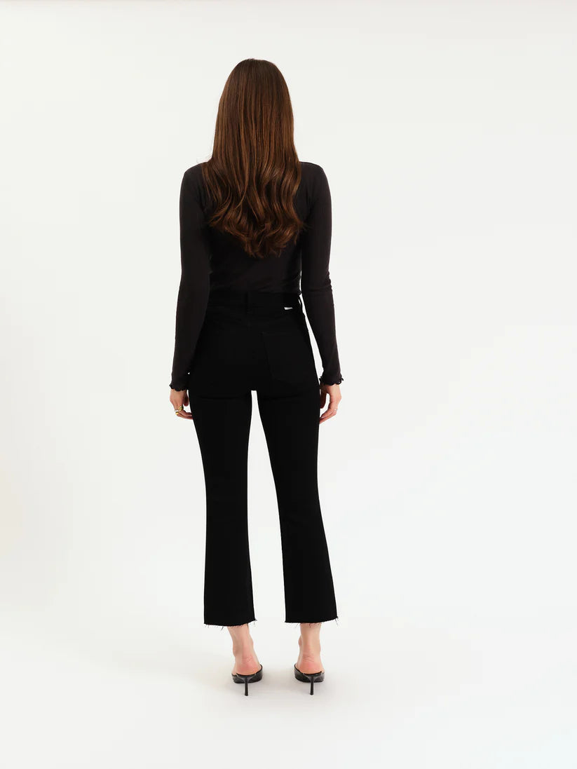 DZ00017171 Shy Girl High Rise Crop Flare
