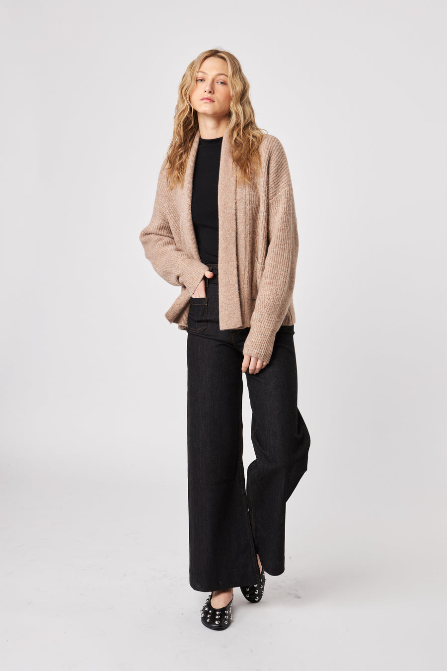 JJ585 Noah Open Cardigan