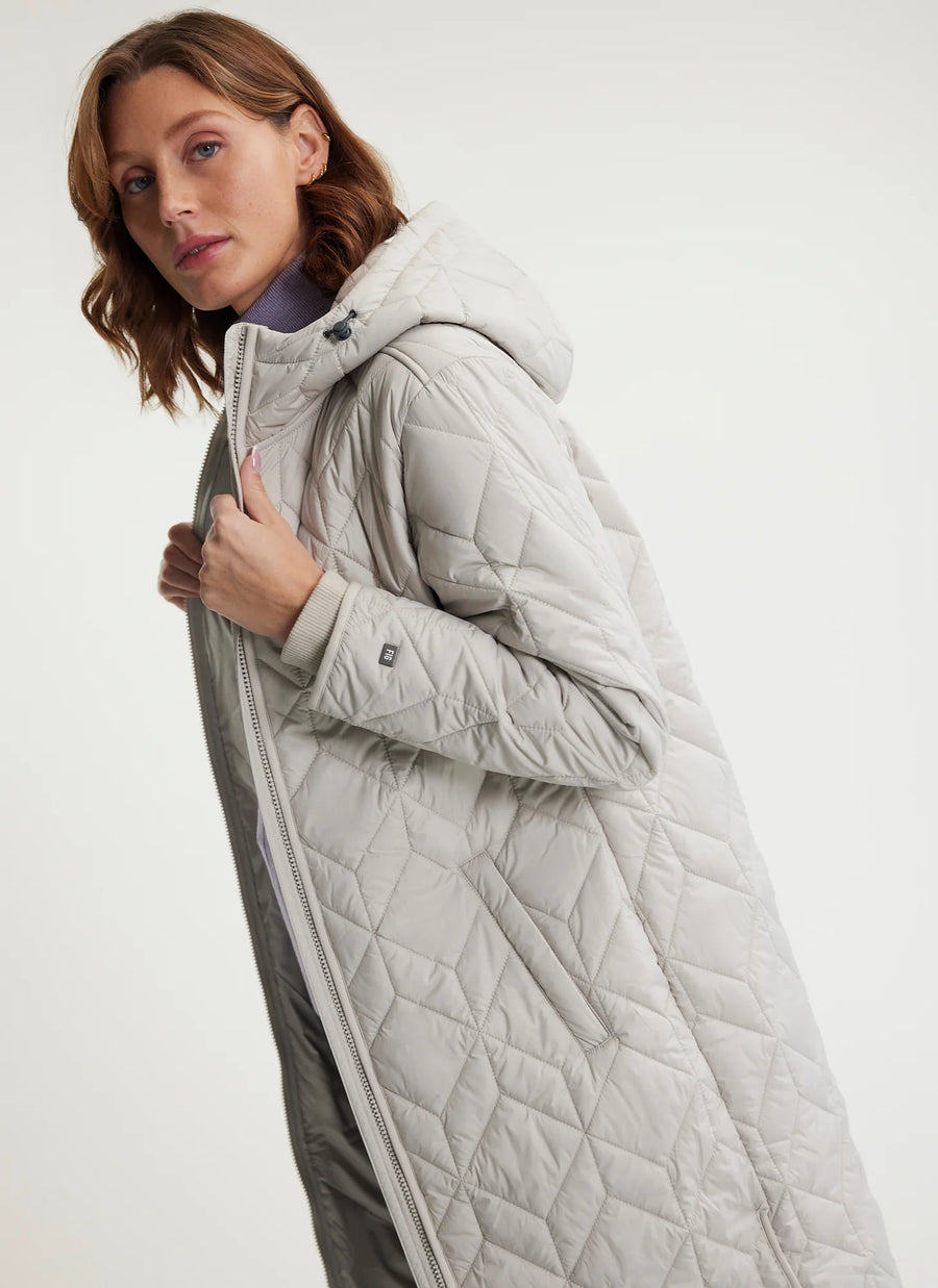 FIG37409 Juno Long Hooded Jacket