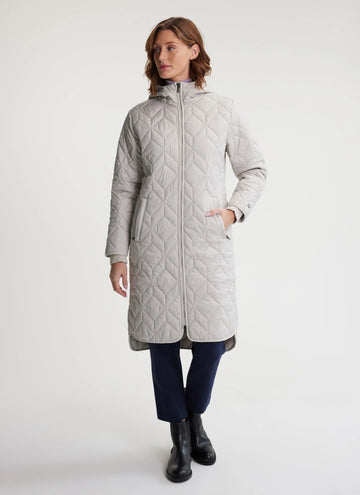 FIG37409 Juno Long Hooded Jacket