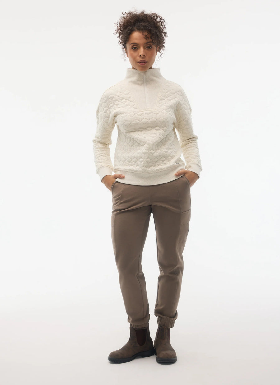 FIG30108 Astrid 1/2 Zip Sweater