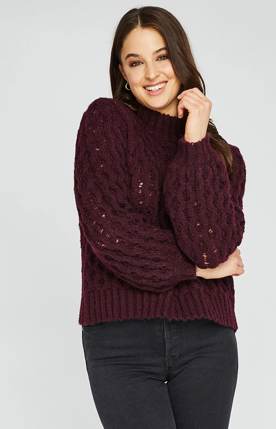 GFX2310-3012 Saturn Chunky Cable Knit Sweater