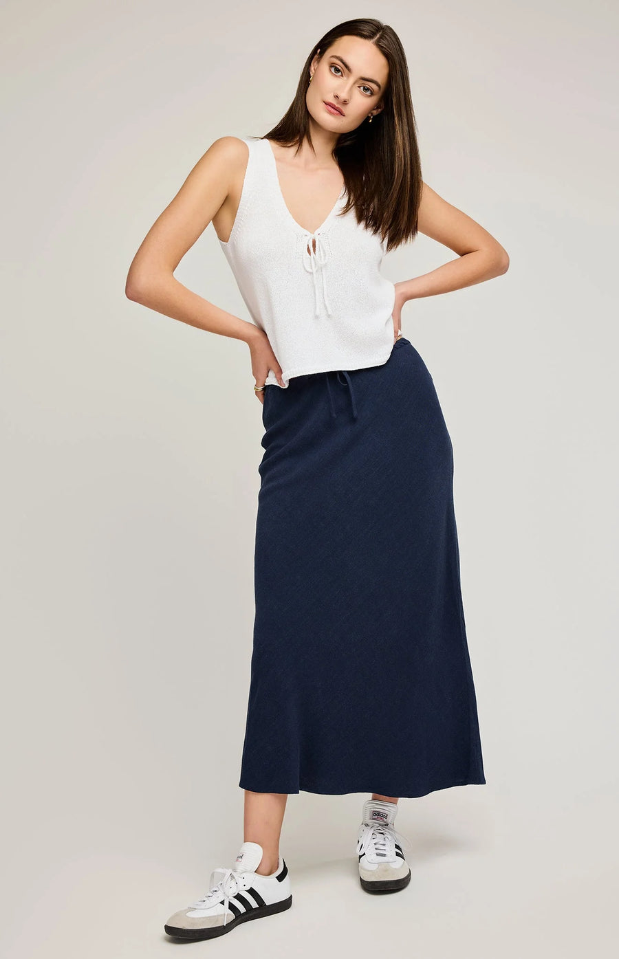 GFX2506153 Cassia Linen Skirt