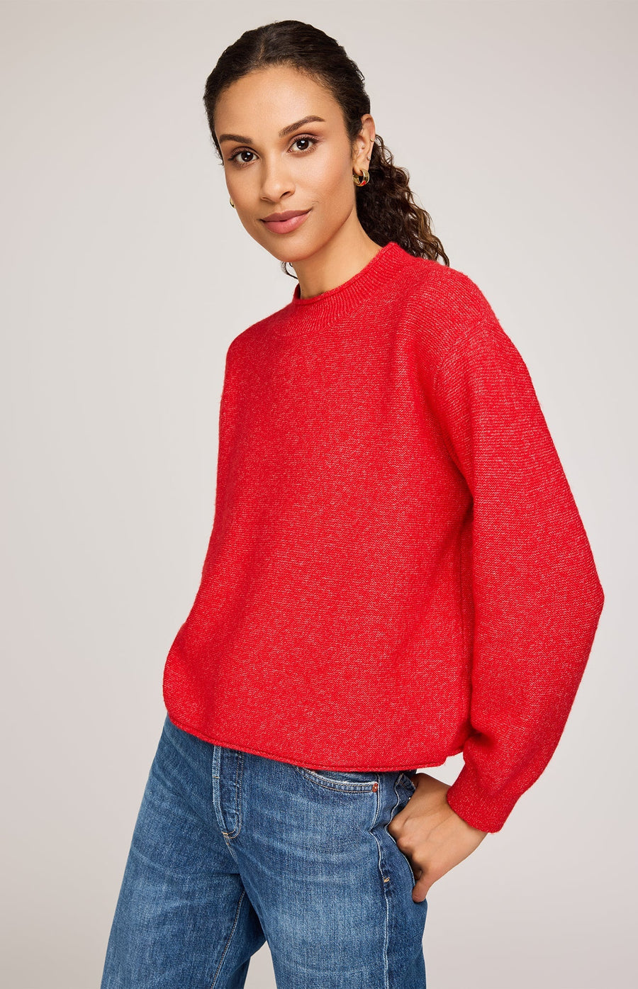 GFX2508-3055 Wanda Mock Neck Sweater