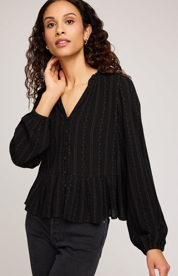 GF25092892 Ophelia Peplum Blouse