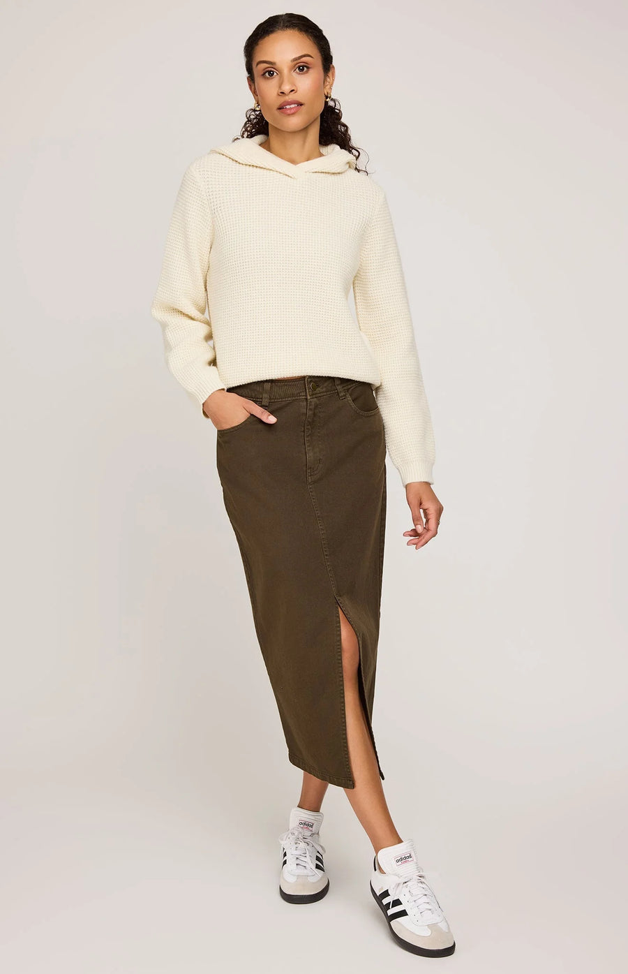 GF25096149 Georgia Denim Skirt