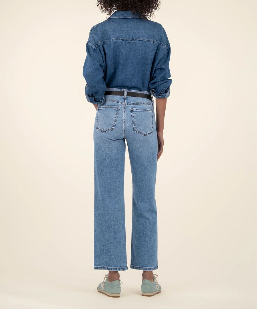 KUT1998MA3 Charlotte High Rise Wide Leg W/Regular Hem
