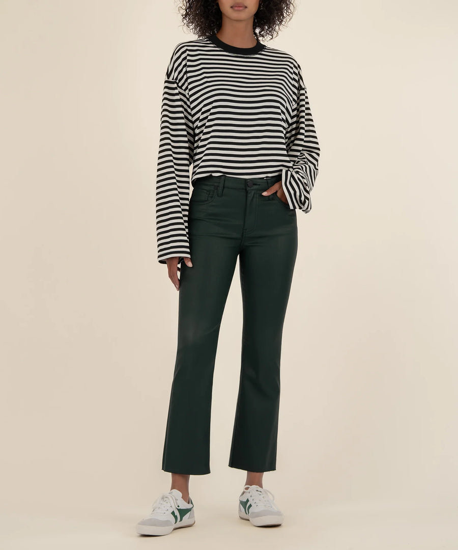 KUT0513MB2 Kelsey High Rise Coated Raw Hem