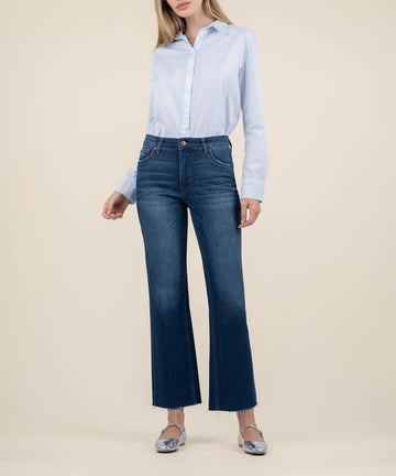 KUT1574MA2 Kelsey High Rise Flare Inset Leg