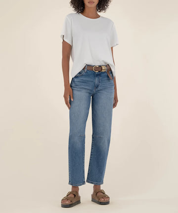 KUT2024MA7 Ashley High Rise Slouchy Barrel Straight Leg