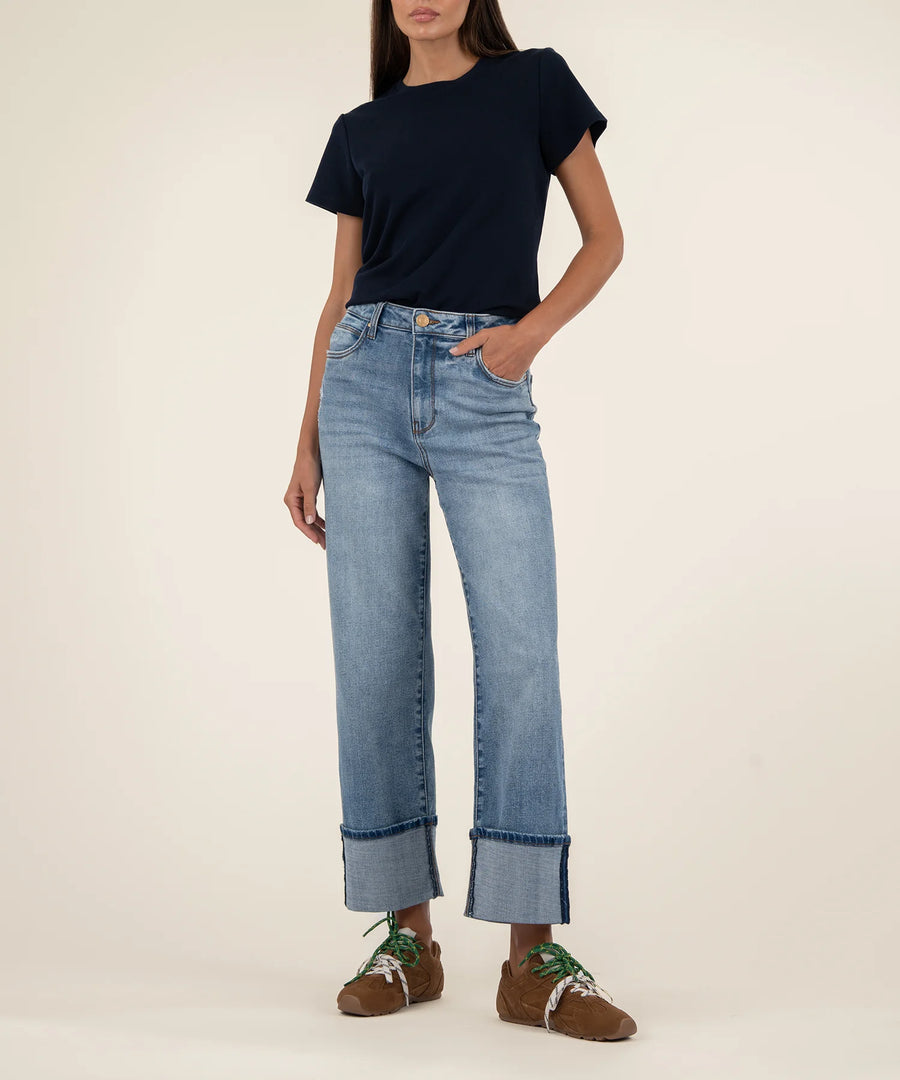 KUT2049MA6 Sienna High Rise Straight Wide Cuff