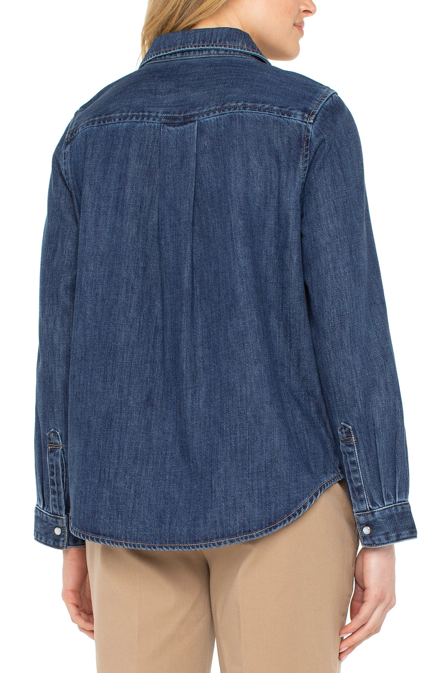 LP8H17 Denim Shirt With Pockets