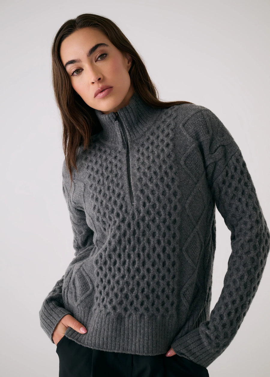 LO4644 Camila 1/2 Zip Sweater