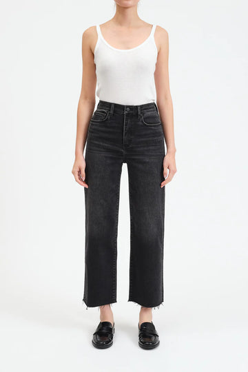 DZ00016204 Pleaser High Rise Wide Ankle Jean