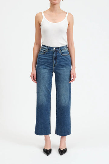 DZ00016204 Pleaser High Rise Wide Ankle Jean
