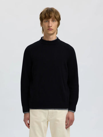 SEL16098334 Dereck L/S Knit Relaxed Sweater
