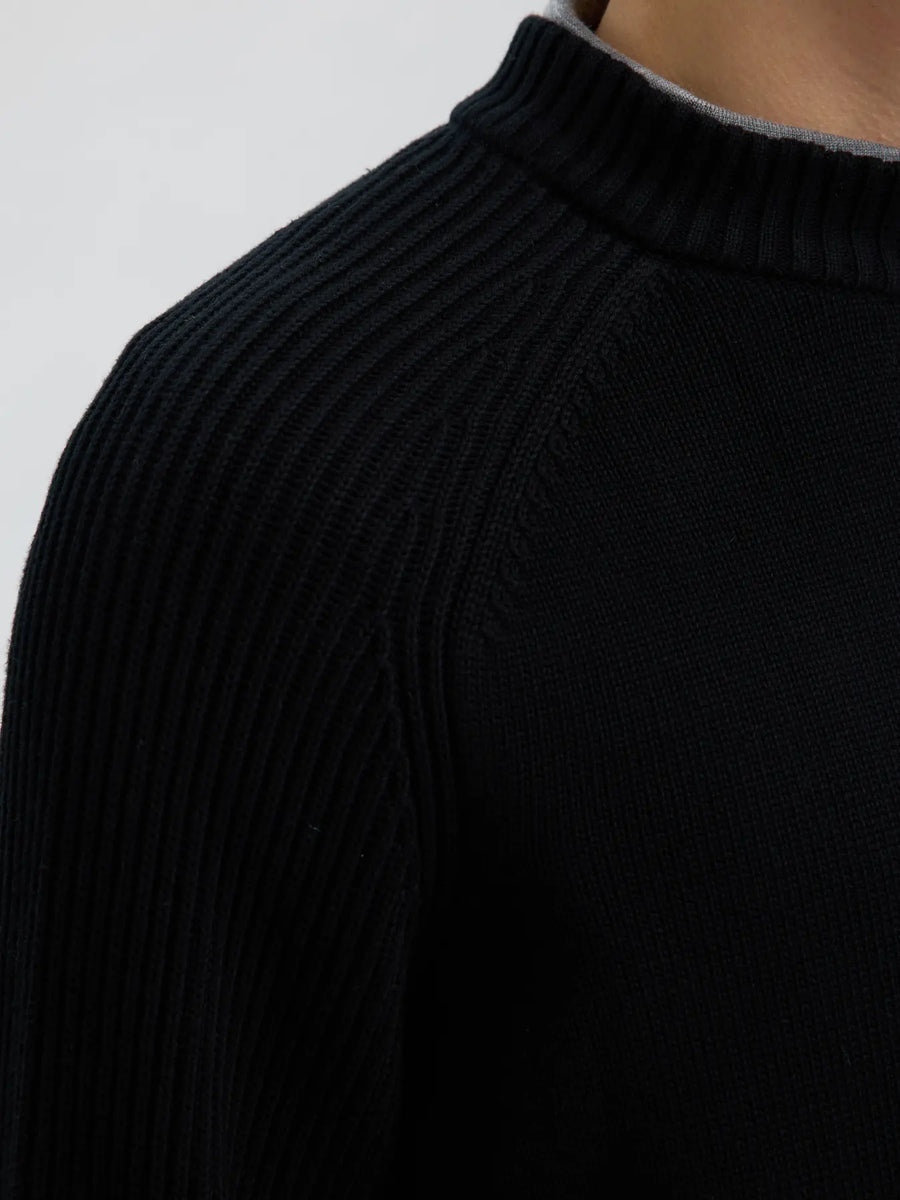 SEL16098334 Dereck L/S Knit Relaxed Sweater