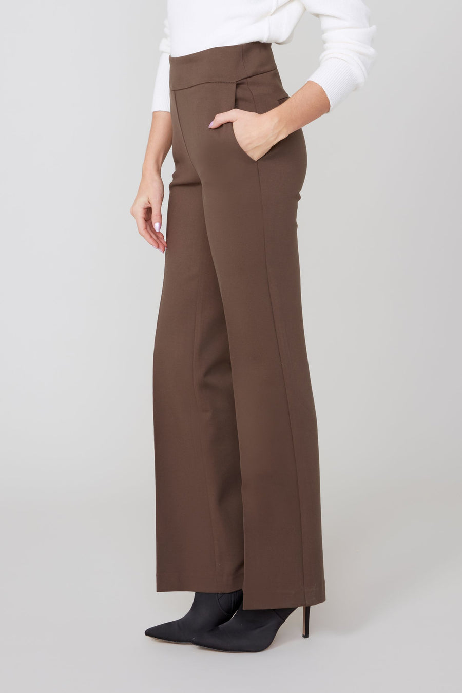 REN10054 Full Length Pull On Wide Leg Pant