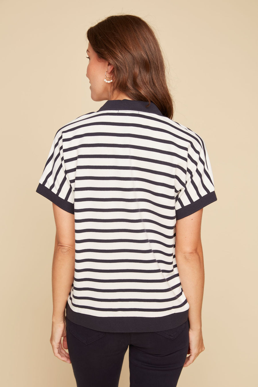 REN7788 Boxy Collard Top