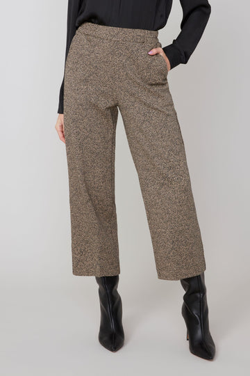 REN8124 Crop Pull On Tweed Pant