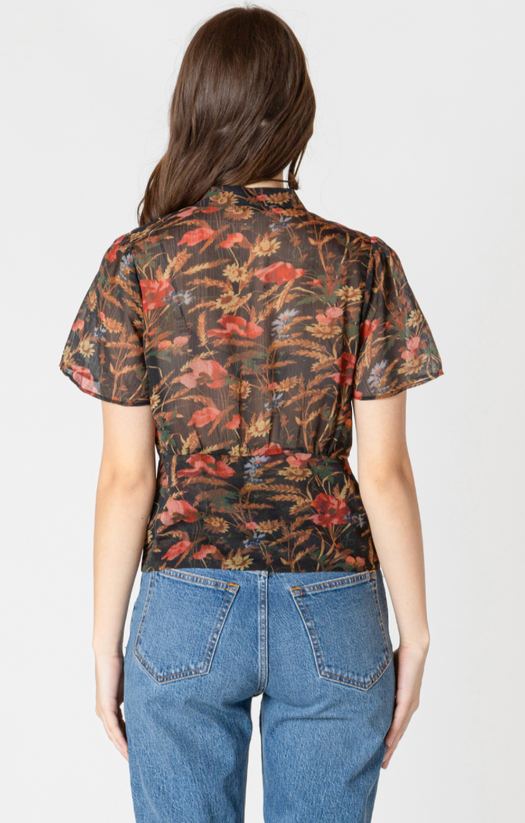 BT2623700Floral Sheer Blouse