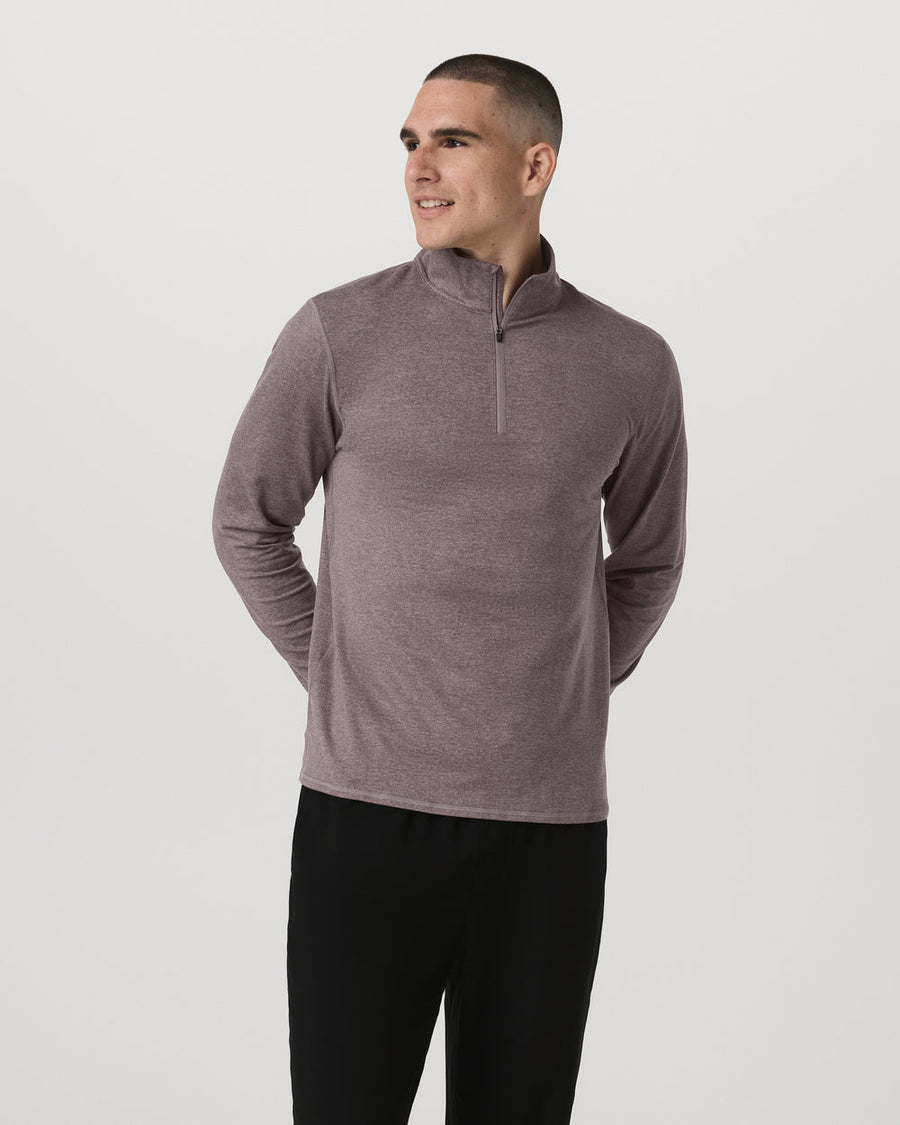 V2039 Ponto 1/2 Zip Mock Neck