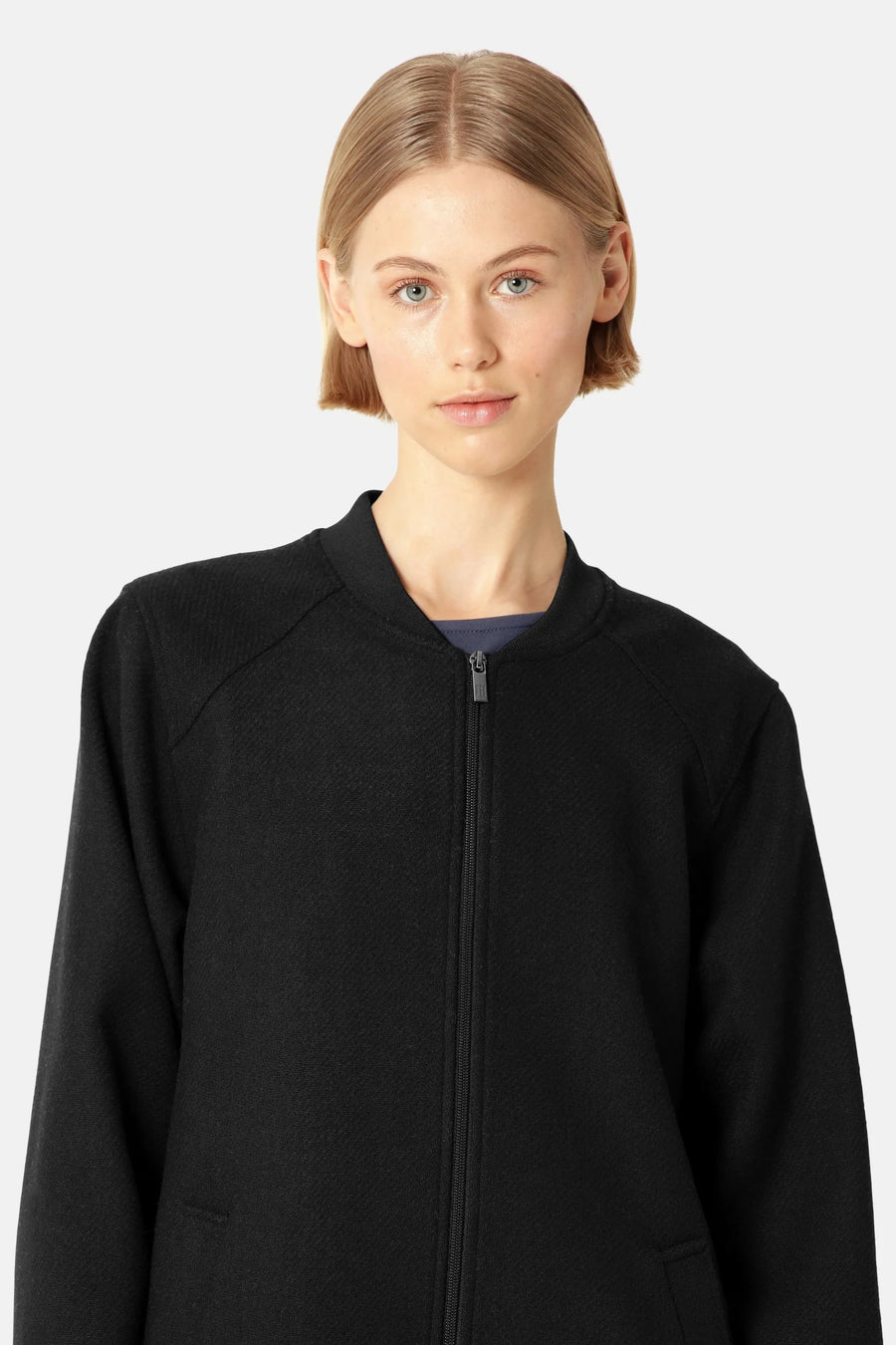 IJWoolen02 Long Zippered Coat